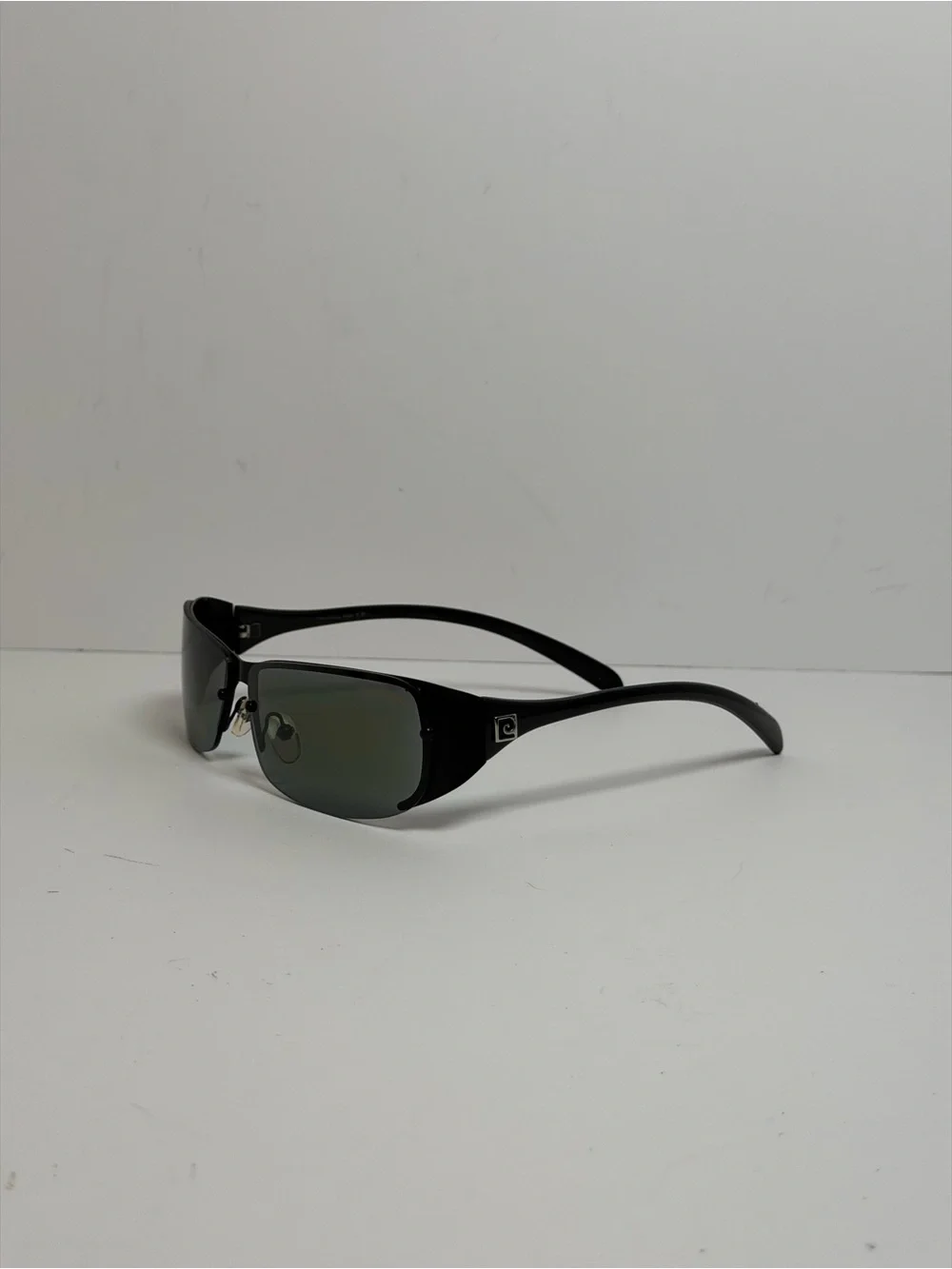 Vintage Pierre Cardin 90s Style Black Sunglasses